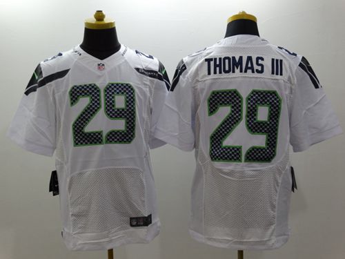 Nike Seahawks #29 Earl Thomas III White Men's Stitched NFL Vapor Untouchable Elite Jersey - Click Image to Close